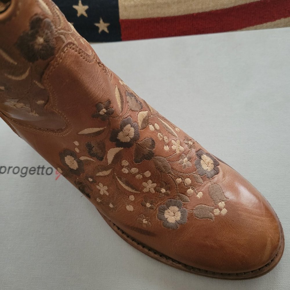 Progetto Italian leather boots - Picture 8 of 16